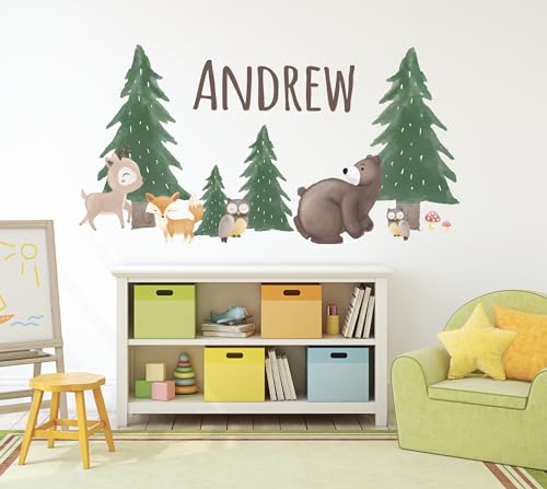 Vinilo decorativo personalizado de nombre selva BIM-BIM miniatura 3