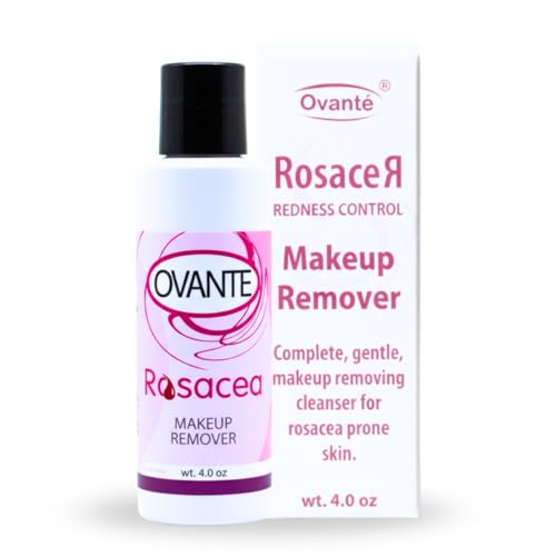 OVANTE Rosacea Make up Remover & Facial Wash with Tea Tree Oil for Sensitive Rosacea Prone Skin -...