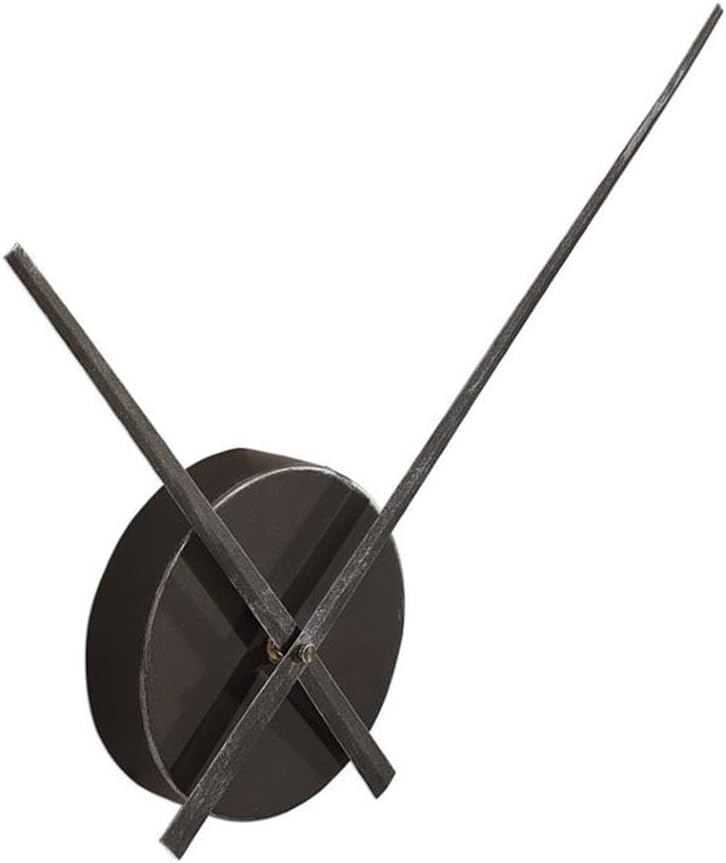BOWERY HILL Contemporary Firwood and Iron Wall Clock in Natural