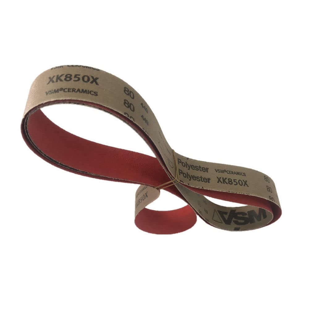 Nastro a 1 pezzo per nastri abrasivi abrasivi in ​​acciaio superduro/ceramica, grana 120.915 x 100 mm