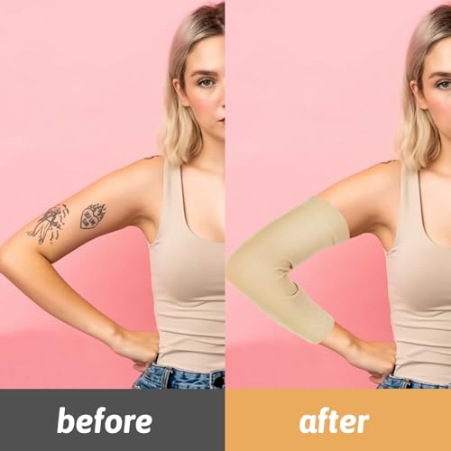 Josojoou 3 Paar Unterarm-Tattoo-Abdeckungen Ärmel Spandex Armsleeve Oberarm Bandage Rutschfeste Tattoo Abdeckung Arm Für Damen Und Herren Zum Abdecken Von Tattoos Und Als Sonnenschutz