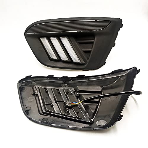 BAKUGO 2 Peças Led Luz De Circulação Diurna Luz De Nevoeiro DRL Luz Do Sinal De Volta 12V Para Kia K