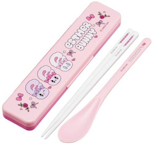 スケーター(Skater) コンビセット 箸 スプーン セット 18cm 日本製 エスターバニー CCS3SA-A