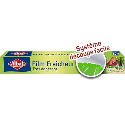 Albal - Film Fraicheur 50m - Film étirable - Préserve