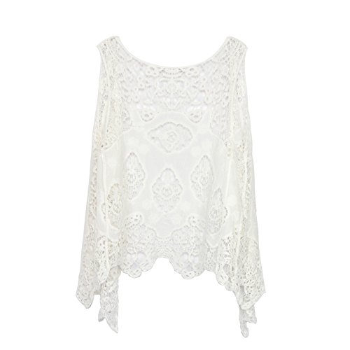Image of JASTIE Women Open Stitch Cardigan Boho Sleeveless Hippie Summer Hollow Out Solid Crochet Vest