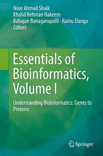 Buy Essentials of Bioinformatics, Volume I — BookShops.in