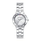 Wasserdichtigkeit: 3bar Mark Maddox Damen Analog Quarz Uhr mit Edelstahl Armband MM7010-17