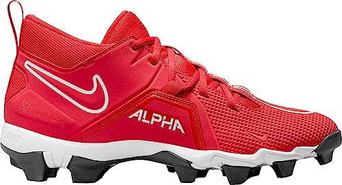 Nike Alpha Menace 3 Shark Men's Football Cleats Red White CV0582-616 Size 11.5