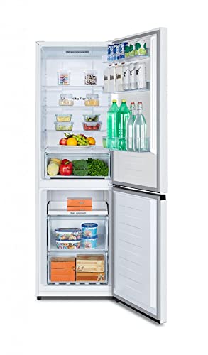 Hisense RB390N4AW1 - Frigorífico Combi No Frost, Capacidad Neta 300 L, 186 cm Alto, ECO mode, Silencioso 38 dBA, Color Blanco