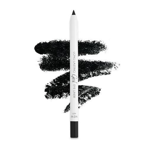 Lamel No Smudge Eyeliner - Deep Black - Waterproof Eyeliner Pencil - 10-Hour Wear, Sharpenable, Contact Lens Friendly, Vegan - Creamy & Sweat Proof Pencil - Highly Pigmented - 401 Shade