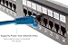 CablesAndKits Cat5e Shielded Ethernet Patch Cable 2 ft Blue – STP RJ45 Network Cable with Half-Moon Snagless Boot, Pure Copper, PoE/PoE+ Support, 350 MHz High-Speed LAN Cable
