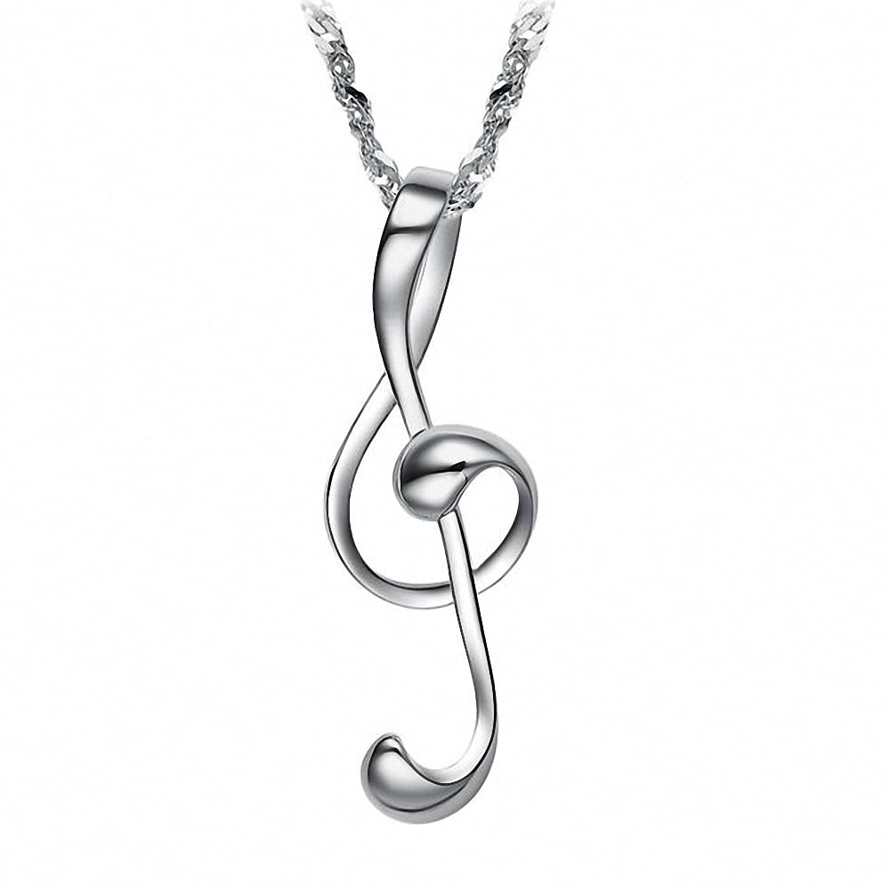asma jewel house Asma White Gold Plated Music Notation Pendant for Women-picture-20