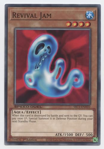 jam deck yugioh 2003 Upper Yu-Gi-Oh! Labyrinth Of Nightmare (LON) Revival 1St Edition YU-GI-OH! Revival Jam - SBC1-ENH02