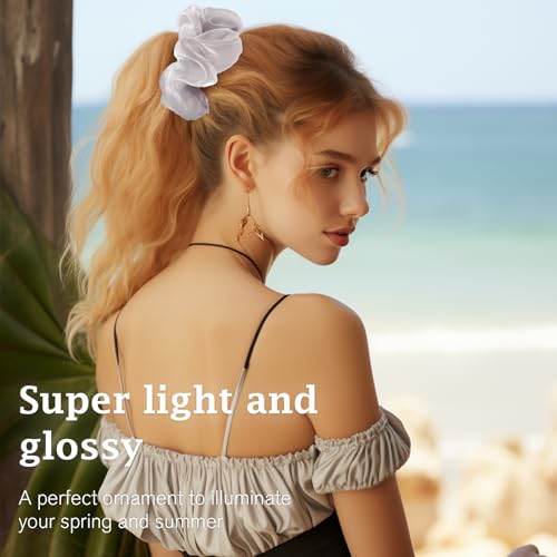 Lolalet LL-08364651 5 Pack Lolalet Big Scrunchies For Hair, Large Soft Organza Elastic Hair Scrunchy thumb #3