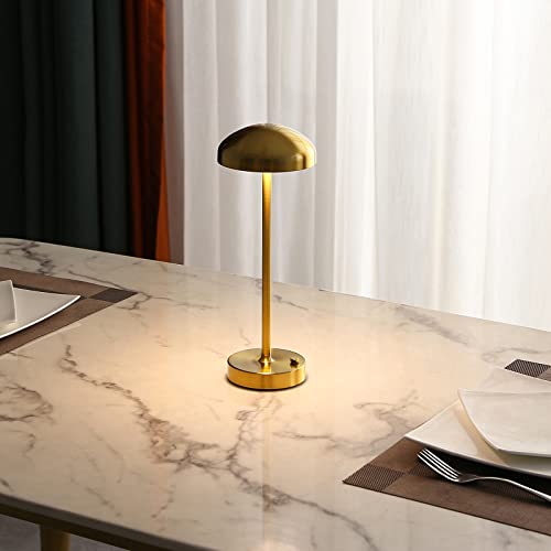 Hajinlu Cordless Led Table Lamps Touch Sensor Dimmable 3 Lighting Color Battery Powered Rechargeable Night Light For Bedroom Small Bedside Nightstand Lamp Dining Table Decoration #TOP3