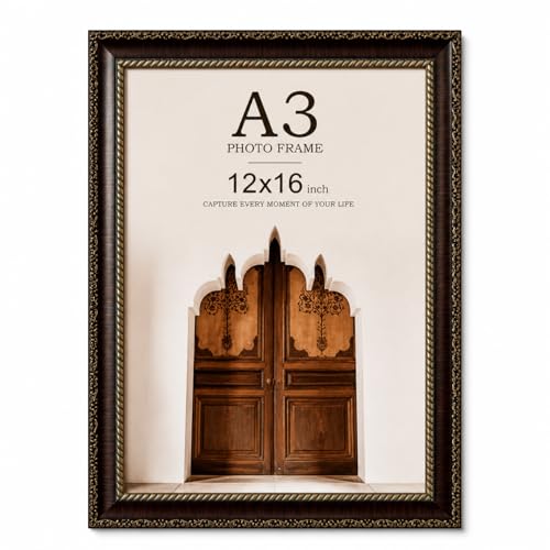 Image of AbhiKalpya Art Studio A3 Photo Frame 12x16 (Decorative Retro) Empty frames for Artwork and Painting (Set of 1)