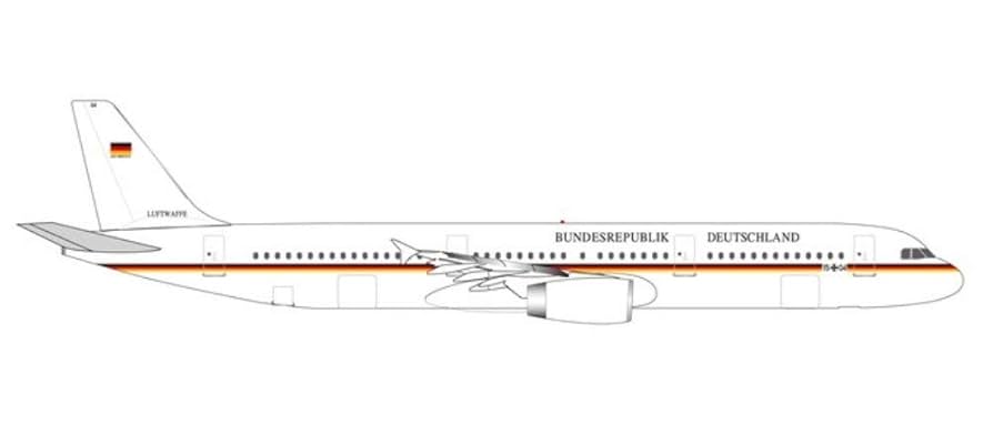 Amazon | herpa wings 1/500 A321 ドイツ空軍 Flugbereitschaft