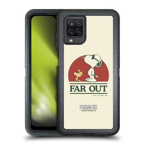 Coque ultra-blindée Samsung Galaxy A12 Snoopy aux coins renforcés