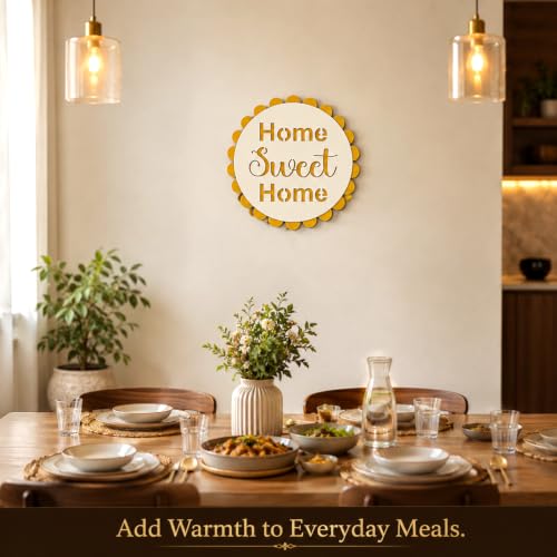 Image of Sehaz Artworks Home Sweet Home Decorative Items for Living Room 28x28 CM