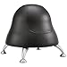 Pemberly Row Ball Office Chair in Black Vinyl