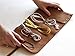 Personalized Travel Cord Case, Leather Cable Roll, Tech Accessory Organizer, Portable Charger Airpods Bag, Electronics Storage, Tech Gift