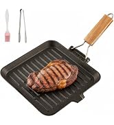 Amazon | KingCamp グリルパン 24cm 鋳鉄 焼肉プレート IH対応