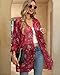 Argstar Women's Kimono Cardigans Casual Summer Tops Cover up Open Front Floral Print Resort Wear/Beachwear