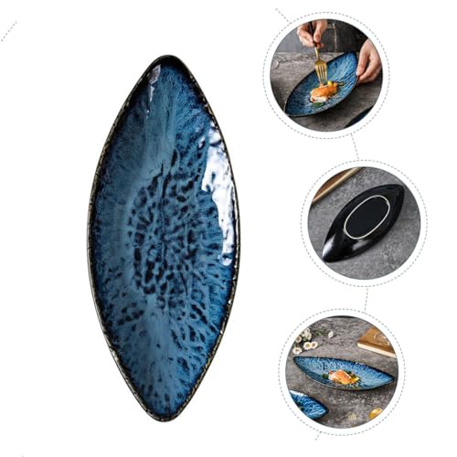 Plato cerámico japonés Homoyoyo para sushi estilo sashimi miniatura 6