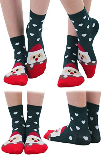 Image of ToBeInStyle Women's Pack of 6 or 12 Fashion Printed Crew Socks