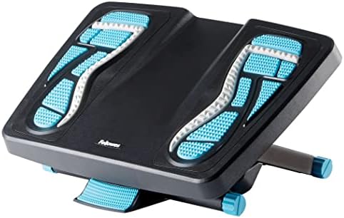 Fellowes Foot Rest Under Desk - Professional Series Under Desk Foot Rest Ergonomic Footstool with 3 Height Adjustable Positions - Heavy Duty Foot Rest for Office & Home - Black