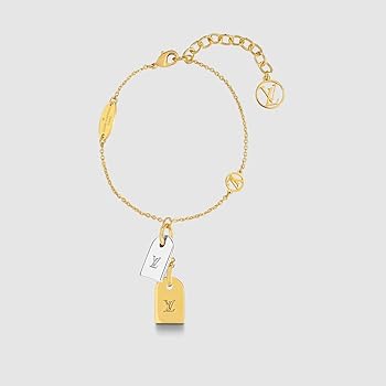 LV チャーム付きブレスレット ナノグラム NANOGRAM TAG BRACELET LV チャーム付きブレスレット ナノグラム NANOGRAM TAG BRACELET
