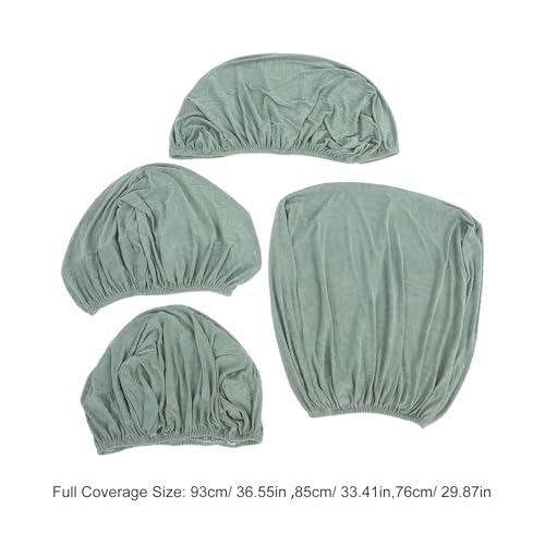 Housse de fauteuil extensible polyester protection complète chaise longue Hemobllo relax - 3