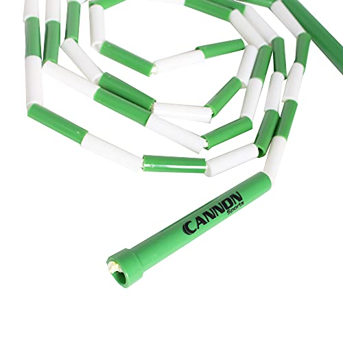 Cannon Sports Segmented Jump Ropes For Indoor And Outdoor Fitness (7 Feet - Green/White) #TOP1