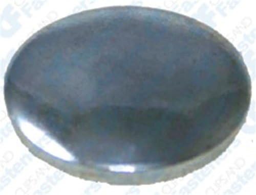 Clipsandfasteners 100 5/8" Concave Zinc Expansion Plugs