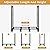 Mr IRONSTONE 4ft Firewood Rack Outdoor Indoor, Upgraded Heavy Duty Adjustable Fire Wood Rack Holds Up to 2600lbs, Fireplace Log Holder Wood Storage for Porch Patio, Easy Assembly