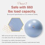 Primasole Exercise Ball-Yoga Ball for alance Stability Fitness Workout Yoga Pilates - Image 4