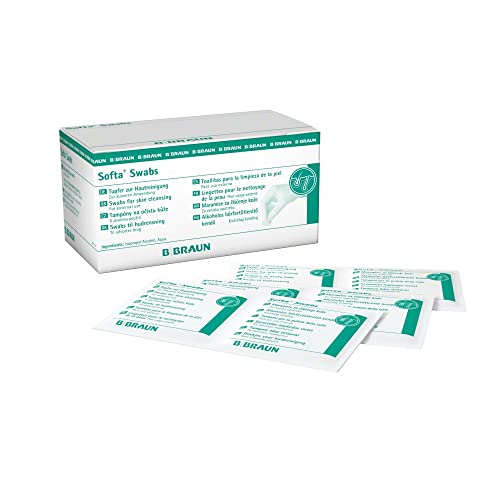 B. Braun Softa Swabs Reinigungstupfer / Alkoholtupfer, 100 Stück Cover