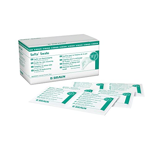 B. Braun Softa Swabs Reinigungstupfer/Alkoholtupfer, 100 Stück