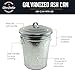 Steven Raichlen Signature Series SR8012 Galvanized Charcoal and Ash Can with Lid