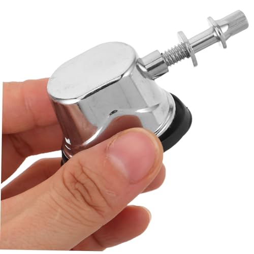 Tapa de tornillo para soporte de pata de batería color plata miniatura 4