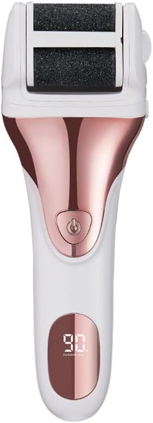 Electric Foot Grinder, Foot Repair Tool, Calluses Remover, Digital Display Foot Repair Tool(White-Dinosaur Doodle4)