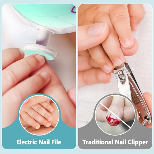 Blendura Baby Electric Nail File, 6 in 1 Electric Nail File for Children of All Ages - Image 6