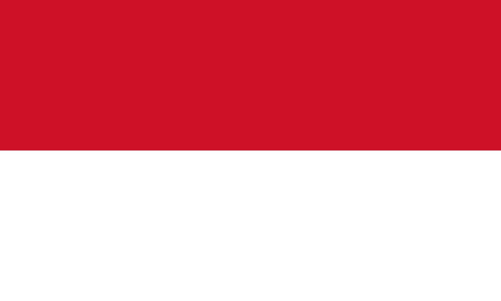 Drapeau Indonésie grand format paysage de 1.35m² pour mât extérieur