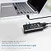 Powered USB hub RSHTECH 4 Port USB C to USB 3.0 Port Hub Expander Aluminum Portable USB 3.0 hub Splitter with 5V AC Adapter and Individual On/Off Switches (RSH-516-C)