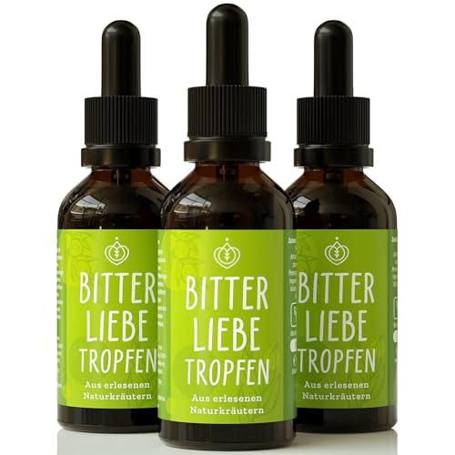 BitterLiebe® Original Bitterstoffe Tropfen 50ml aus Die Höhle der Löwen - hochdosierte...
