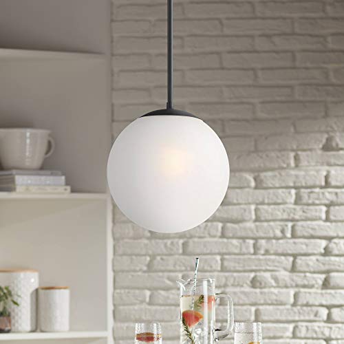 360 Lighting Ciana Black Mini Pendant Lighting Fixture 10" Wide