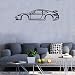Produktbild Angel&H Sportwagen-Metallwandkunst, Minimalistische Linie Auto-Wandbehang-Skulptur, Automotive Silhouette Wanddekoration, für Werkstatt-Garagen-Eingangstür