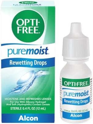 Opti-Free Puremoist Rewetting Drops, 12-mL