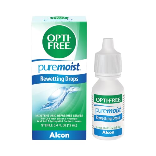 The Best Eye Drops for Aging Eyes: Finding Relief That Actually Works 12 OPTI-FREE Puremoist Contact Lens Rewetting Drops, 12 mL