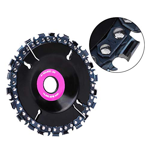 4 Inch 22 Teeth Disc Angle Grinder Chain Disc Chain Woodworking Tool Bending Work Carbide #TOP2